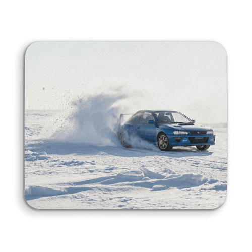 Ice Drift - Subaru Impreza 22B STi Winter Action wall art poster
