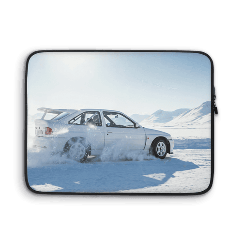 Ice Patrol - Ford Escort RS Cosworth Snow Drift wall art poster