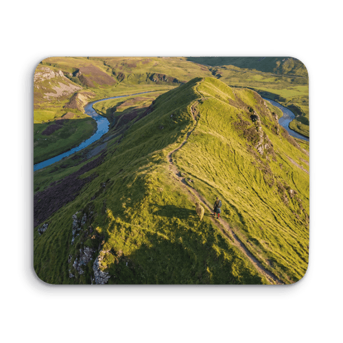 The Spine of Scotland - Aerial Highlands Ridge Walk wall art poster