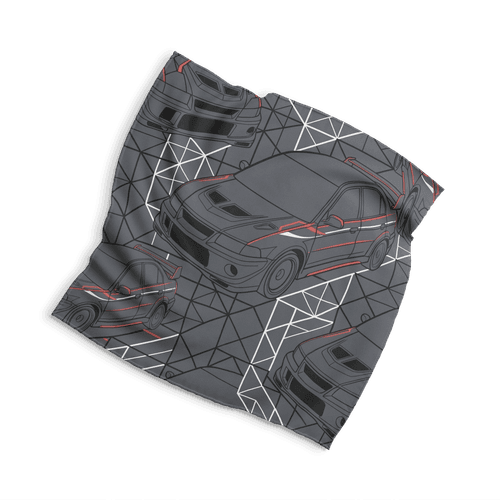 Mitsubishi Lancer Evo Cyberpunk Mecha Seamless Pattern Art wall art poster