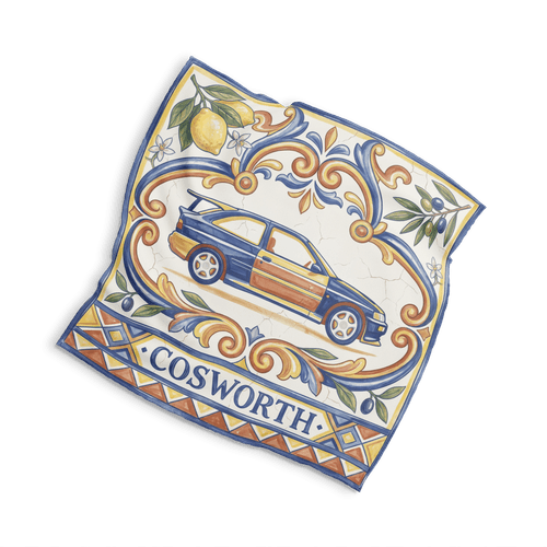 Mediterranean Style: Escort RS Cosworth wall art poster