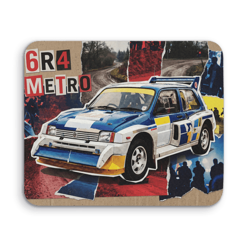 MG Metro 6R4 Zine Collage Art wall art poster