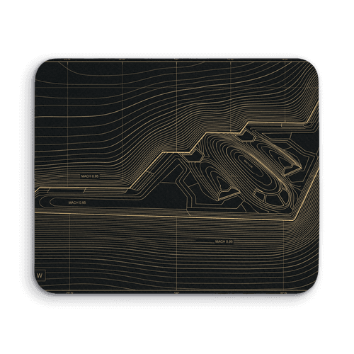Topographic B-2 Spirit wall art poster