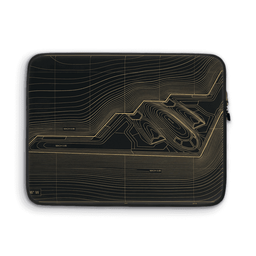 Topographic B-2 Spirit wall art poster