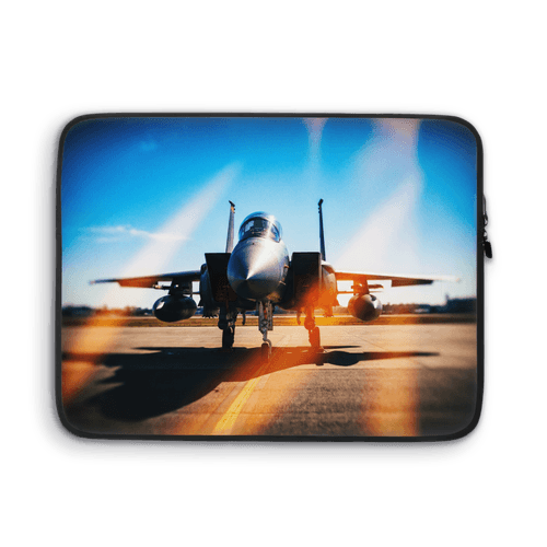 F-15 Eagle Golden Hour Flare wall art poster