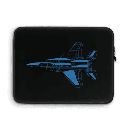 F-15 Eagle Minimalist Blueprint wall art poster