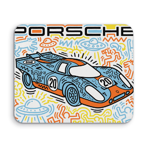 Porsche 917 Keith Haring Style Tribute wall art poster