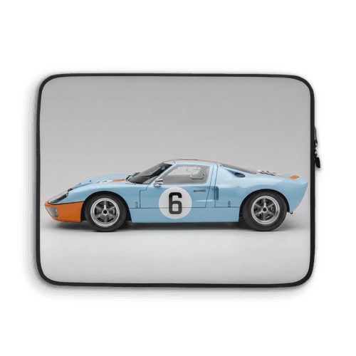 Ford GT40 Gulf Livery Number 6 Studio Shot wall art poster