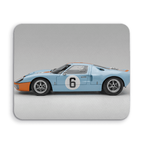 Ford GT40 Gulf Livery Number 6 Studio Shot wall art poster