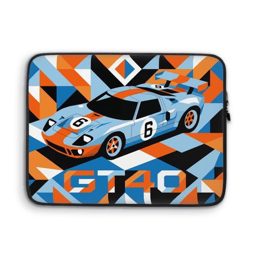 Ford GT40 Gulf Livery Memphis Design wall art poster