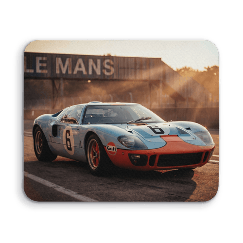 Ford GT40 Gulf Le Mans Golden Hour wall art poster