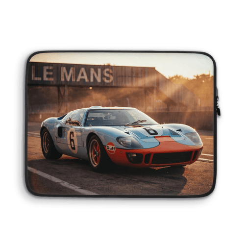 Ford GT40 Gulf Le Mans Golden Hour wall art poster