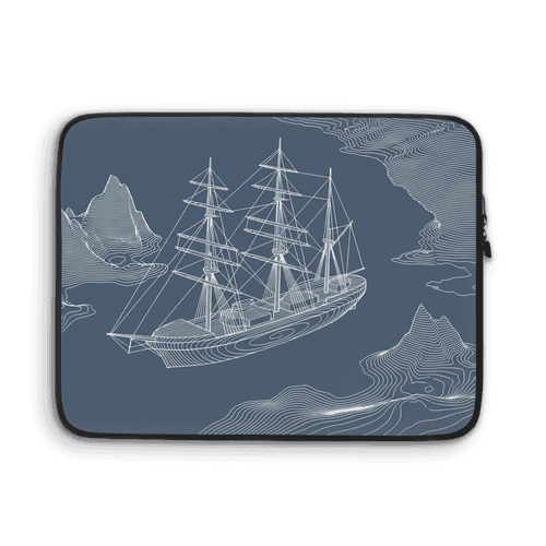 Topographic Polar Expedition wall art poster
