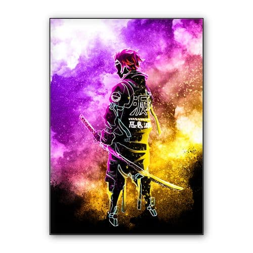 Soul of tanjiro kamado wall art poster