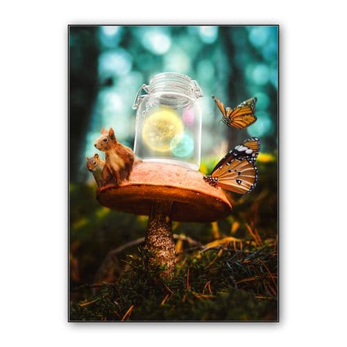 Magic in a Jar wall art poster