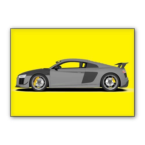 Awdee Ar Eight Vee Ten Cartoon ( Landscape ) wall art poster