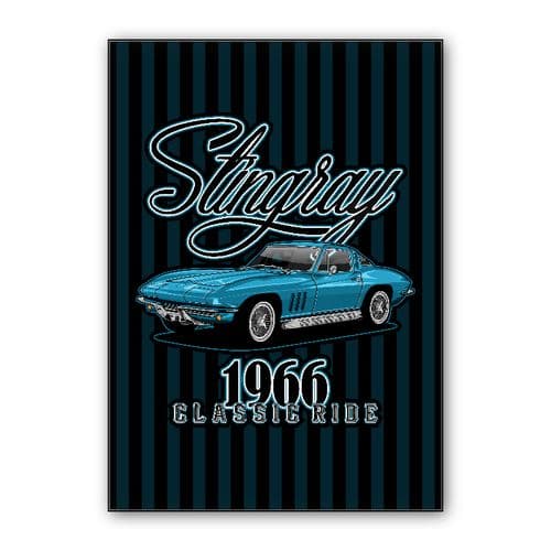 Chevrolet Stingray wall art poster