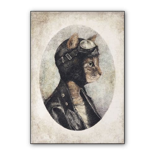 Pilot wall art poster