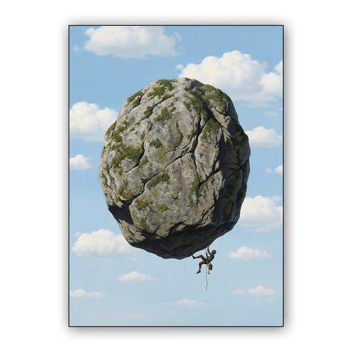Zenith Ascent: The Floating Crag wall art poster