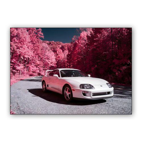 White Supra Infrared Dreamscape wall art poster