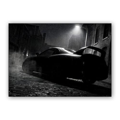 Noir Supra: Night in the Alley wall art poster