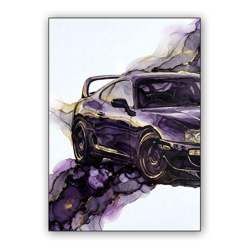 Royal Flow: Supra A80 Alcohol Ink wall art poster