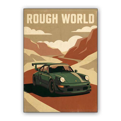 Rough World: RWB 964 Canyon Drive wall art poster