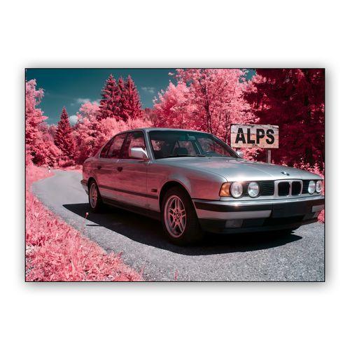 E34 Infrared Alpine Dream wall art poster