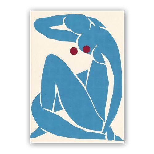 Azure Silhouette No. 1 wall art poster