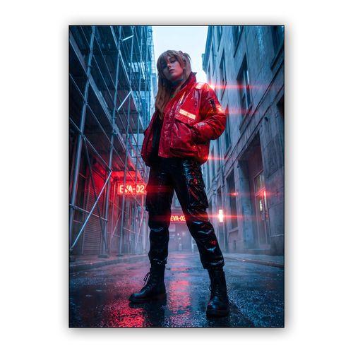 Asuka: Alleyway Synchronization wall art poster