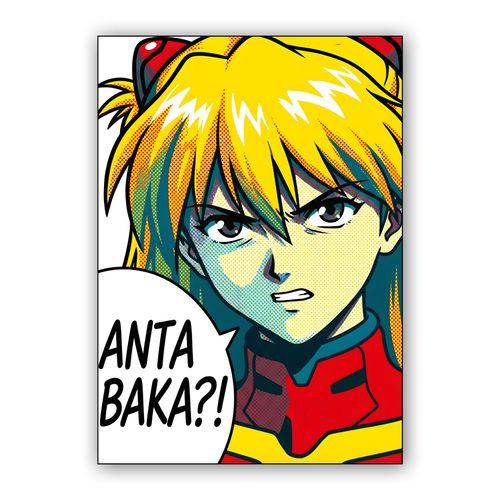 Asuka 02: Anta Baka Pop Art wall art poster