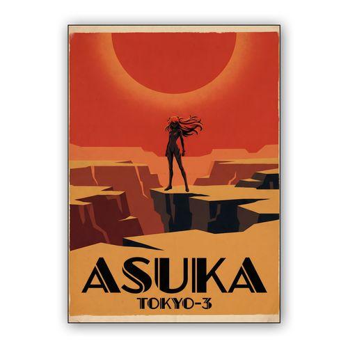 Asuka: Tokyo-3 Canyon Sunset wall art poster