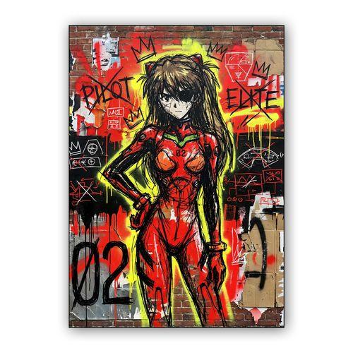 Asuka 02: Street Expressionist Pilot wall art poster