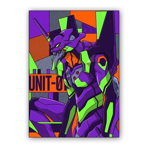 EVA Unit 01: Geometric Synchronization wall art poster