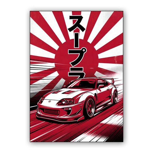 Rising Sun Supra Velocity wall art poster