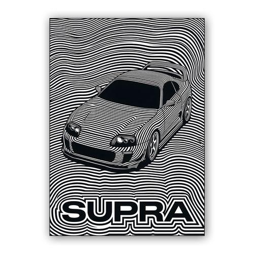 Supra Optical Ripple wall art poster