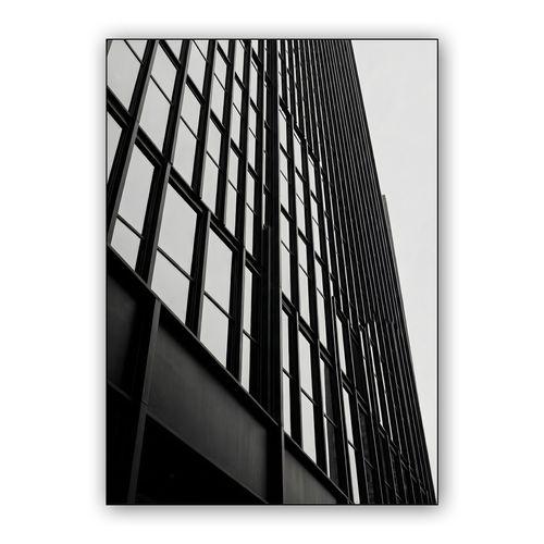 Modernist Monolith: Chicago High-Rise Perspective wall art poster