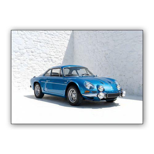Alpine A110 Blue Heritage wall art poster