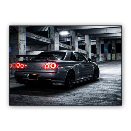 R34 Halo: Industrial Nocturne wall art poster