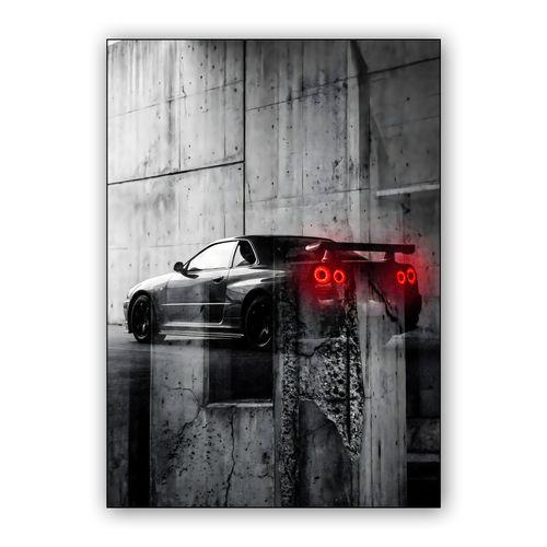R34 Industrial Echo wall art poster
