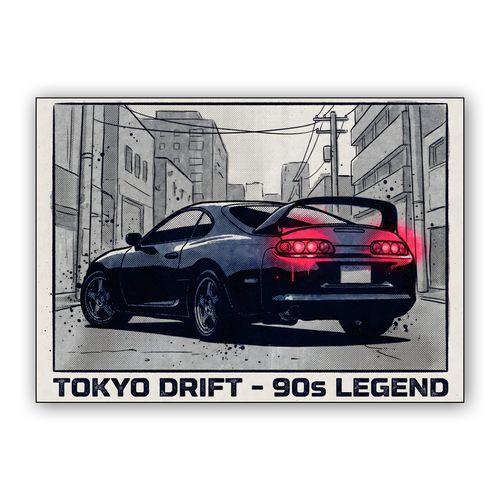 Tokyo Drift: Supra 90s Legend wall art poster