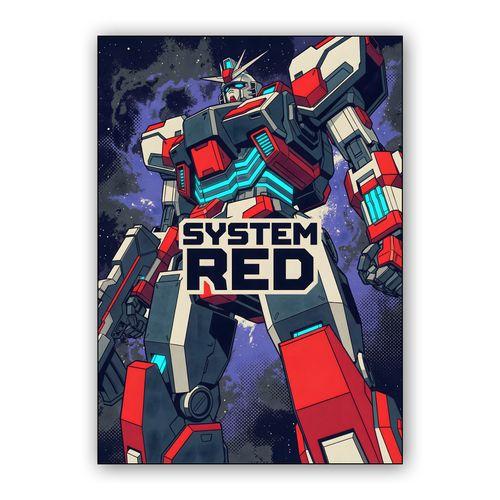 System Red: Galactic Mecha wall art poster