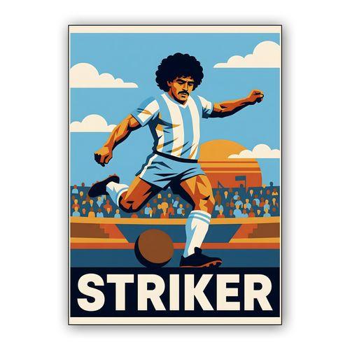 Maradona: The Eternal Striker wall art poster