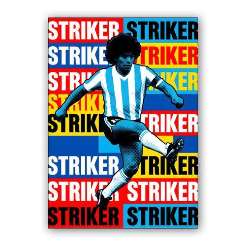 Maradona: Striker Pop Art wall art poster