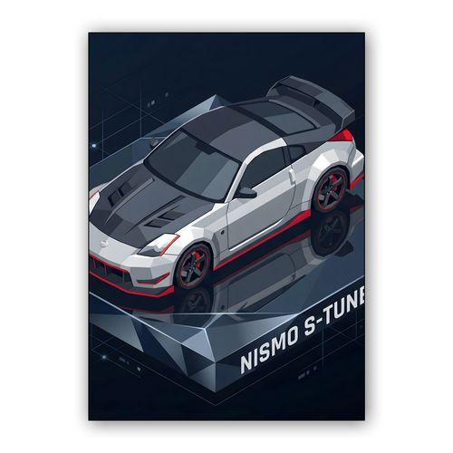 Nismo S-Tune: Z33 Isometric Diorama wall art poster