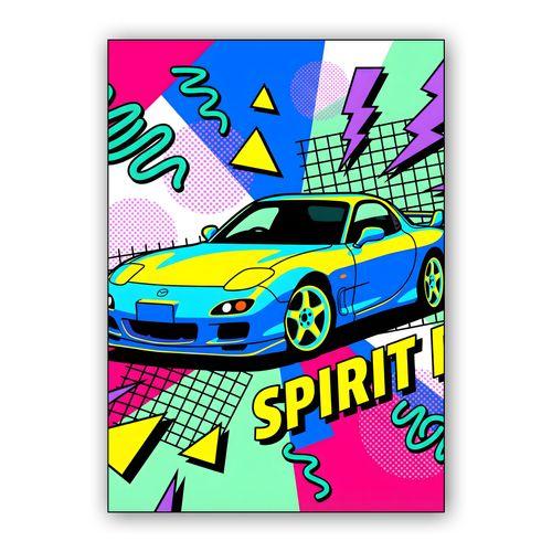 Spirit R: Memphis Design Pop Art Edition wall art poster