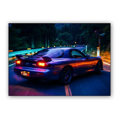 Midnight Touge: Spirit R Velocity wall art poster