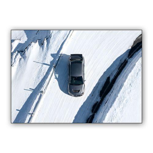 Evolution IX: Winter Mountain Pass wall art poster