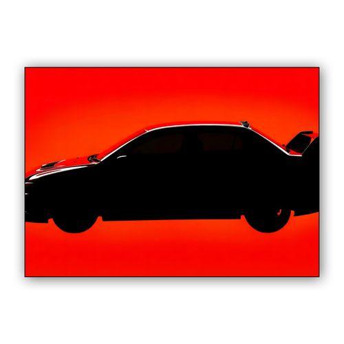 Evolution IX: Crimson Silhouette wall art poster
