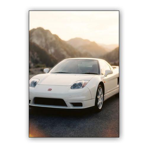 Golden Hour Sentinel: Honda NSX NA2 wall art poster